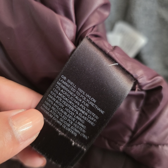 The North Face Women's Hooded Ski Jacket - Dark Purple - Picture 9 of 9